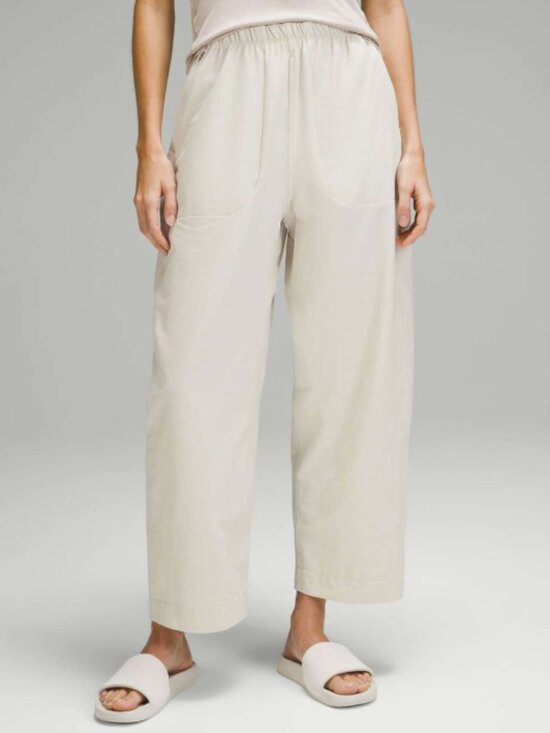 lululemon athletica Pants - lululemon athletica Lightweight Wide-Leg Pants in Light Beige